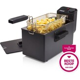 Princess Friteuse 182727 Zwart - 3L - 2000W - Koude Zone - 41% Korting