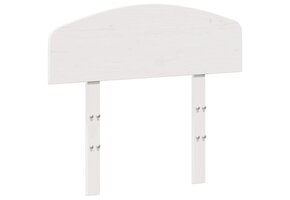 vidaXL Hoofdbord 100 cm Massief Grenenhout Wit | 62% Korting!