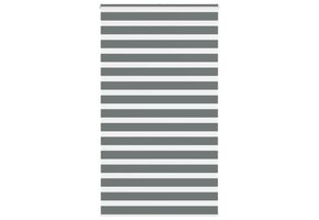 vidaXL Zebra Rolgordijn Donkergrijs - 130x230cm (53% Korting)