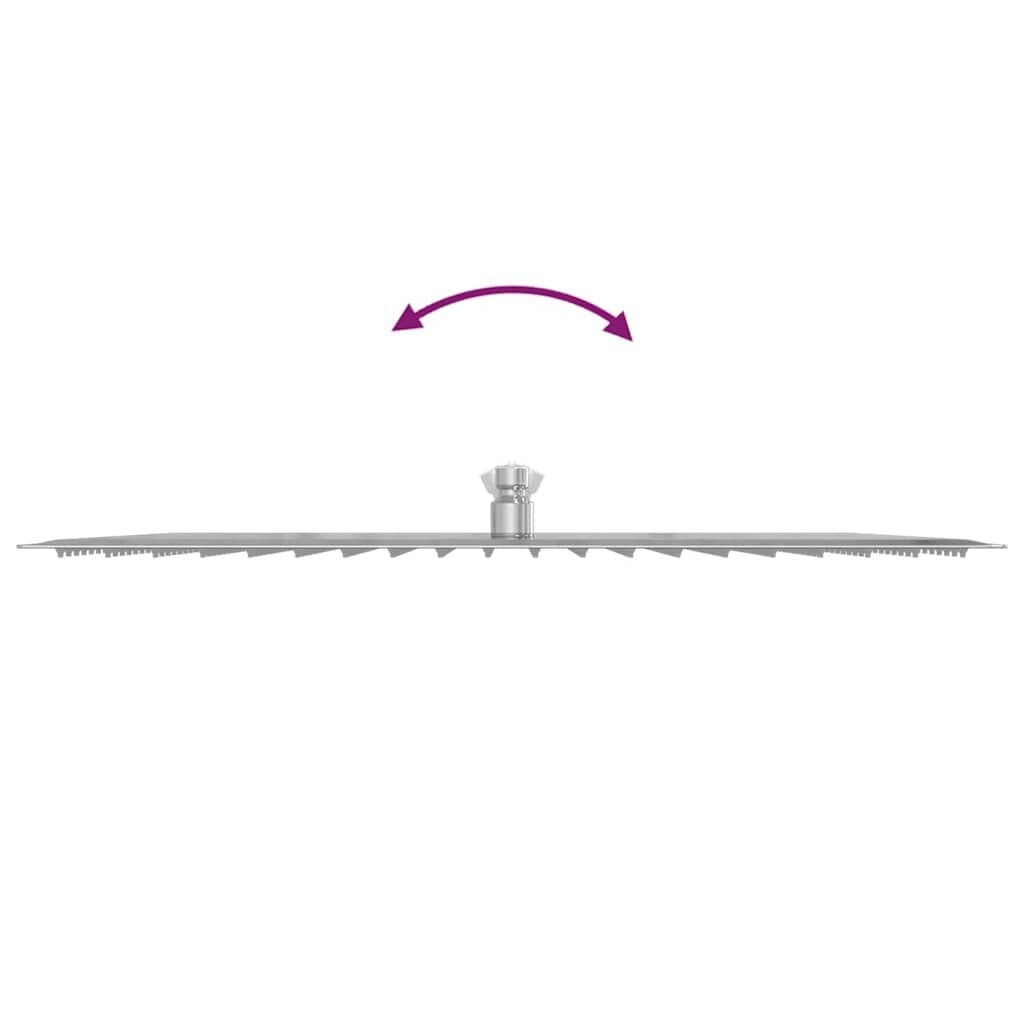 vidaXL Regendouchekop vierkant 50x50 cm roestvrij staal 304