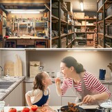 Unterbauleuchte Led 60cm, 2 Stück Dimmbar Unterschrank Beleuchtung mit Berührungsloser Sensor, Küchenlicht Led Leiste für Küchenschränke, Spüle, Gasherd, 560lm, 4000K