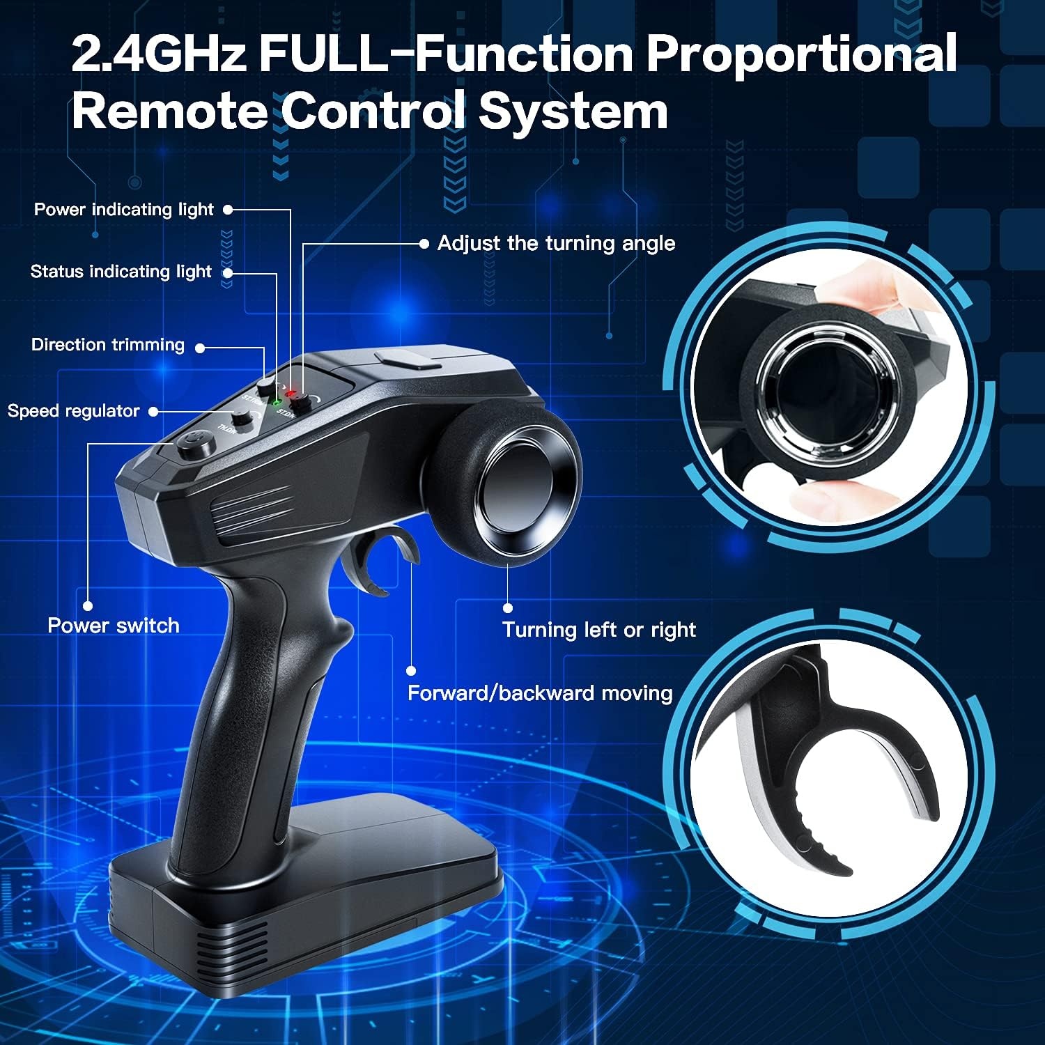 TEEROK Ferngesteuertes Auto Offroad, 1:18 4WD 38KM/H RC Auto, 2 Akku 60 Minuten Laufzeit,All Terrain RC Crawler, Outdoor Spielzeug Geschenk für Kinder Jungen und Erwachsene,Grün