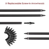 Narchery Carbon Jachtpijlen 31" - 12 Stuks | 30% Korting