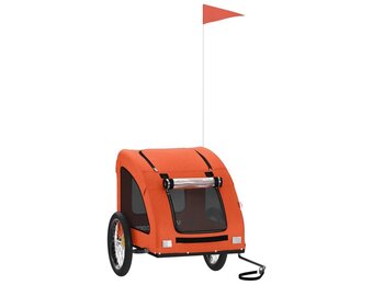 VidaXL Hondenfietstrailer - Oranje - 55% Korting
