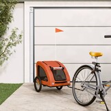 VidaXL Hondenfietstrailer - Oranje - 55% Korting