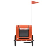 VidaXL Hondenfietstrailer - Oranje - 55% Korting