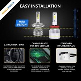 Kairiyard H4 LED Koplampen 6000K 60W - 30% Korting