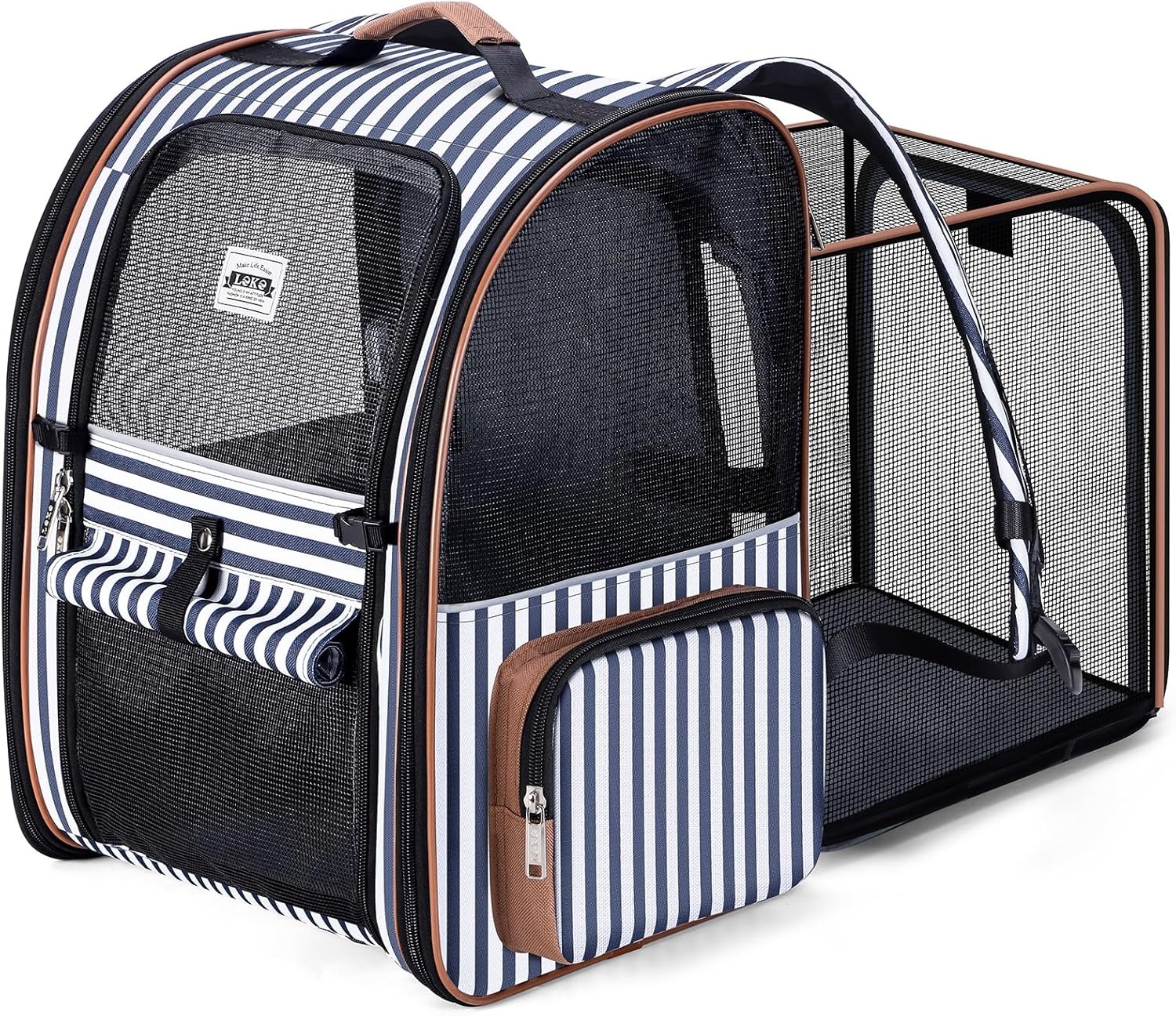 XL Katten- & Hondenrugzak (tot 12 kg) - Uitbreidbaar & Opvouwbaar - 30% Korting!