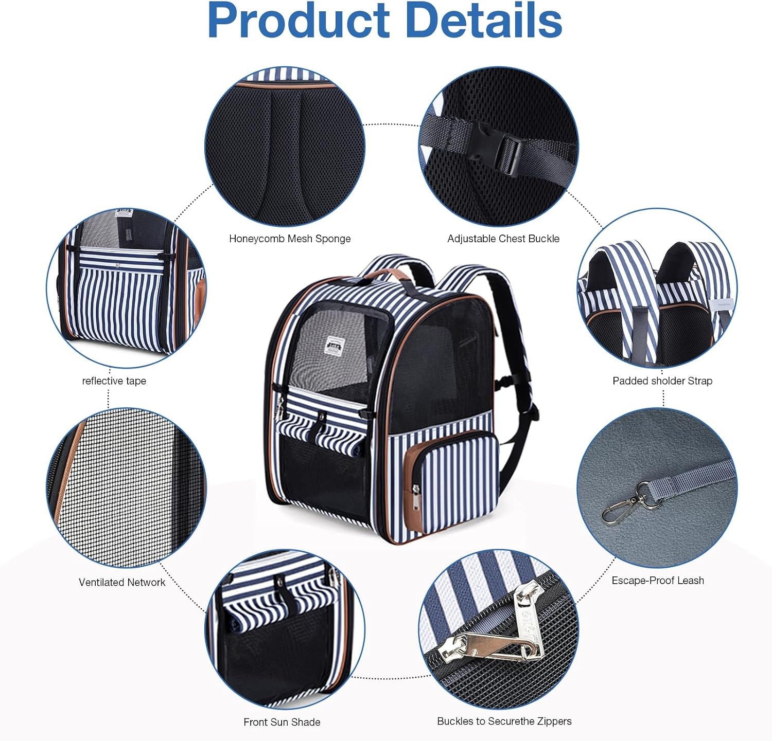 XL Katten- & Hondenrugzak (tot 12 kg) - Uitbreidbaar & Opvouwbaar - 30% Korting!