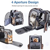 XL Katten- & Hondenrugzak (tot 12 kg) - Uitbreidbaar & Opvouwbaar - 30% Korting!