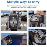 XL Katten- & Hondenrugzak (tot 12 kg) - Uitbreidbaar & Opvouwbaar - 30% Korting!