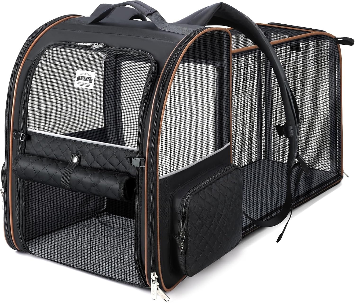 XL Katten- & Hondenrugzak (tot 12 kg) - Uitbreidbaar & Opvouwbaar - 30% Korting!