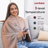 Verwarmende Sjaal 30% Korting - Draagbare Powerbank Inbegrepen