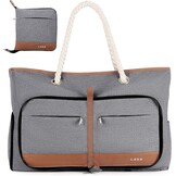 Waterproof Strandtas Dames (Groen Gestreept) - Nu 30% Korting!