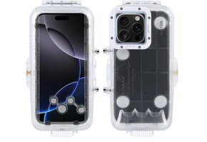 PULUZ Waterproof Case iPhone 16 Pro Max - 40m Duik/Waterdicht - 30% Korting!