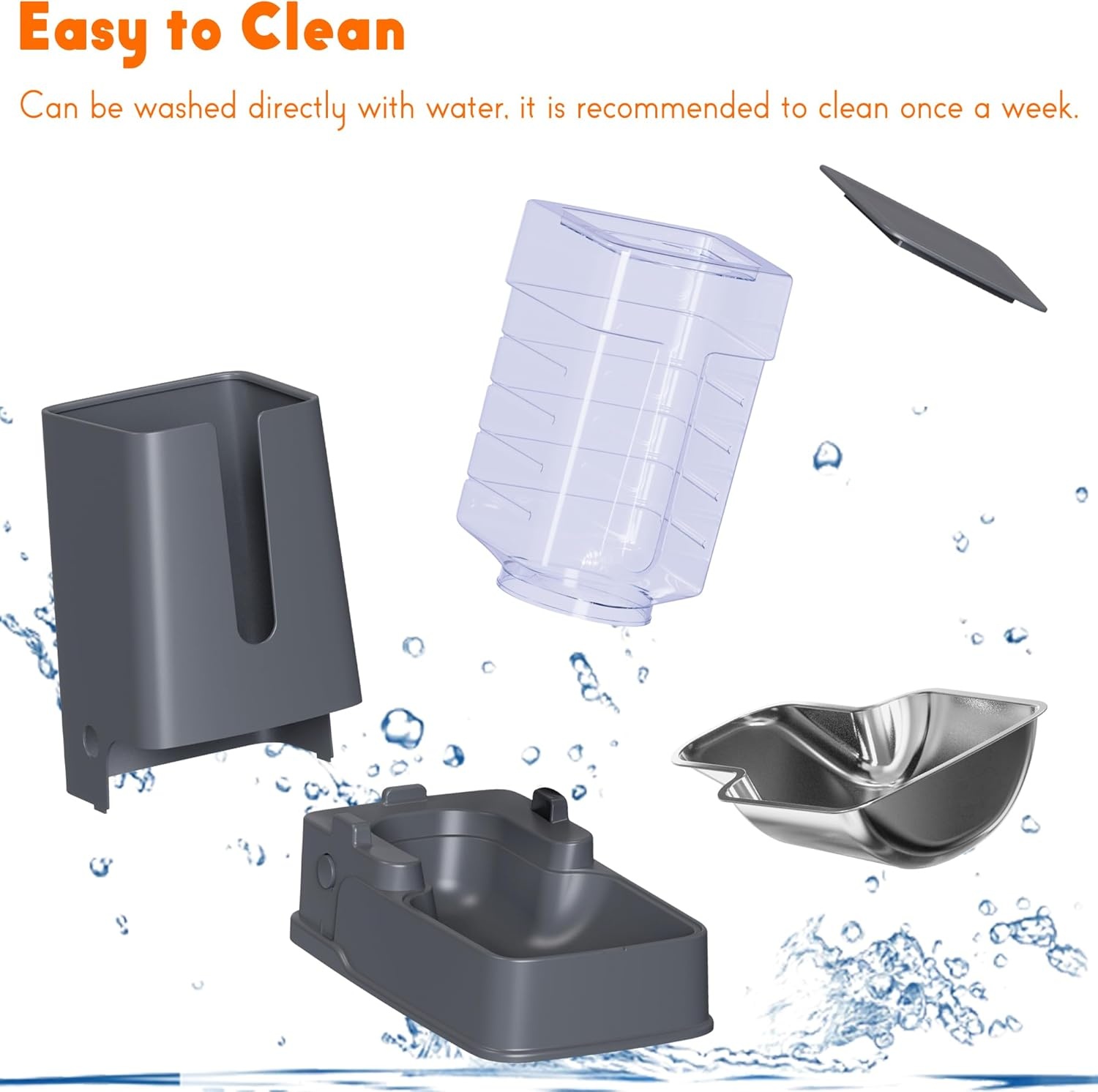 Automatische Voer- & Waterdispenser Set 3.5L - 30% Korting!