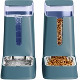 Automatische Huisdiervoerdispenser & Waterdispenser Set - 30% Korting!