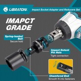 LIBRATON 11-delige Slagdoppen Adapter & Reducer Set - 30% Korting