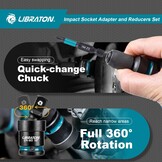 LIBRATON 11-delige Slagdoppen Adapter & Reducer Set - 30% Korting