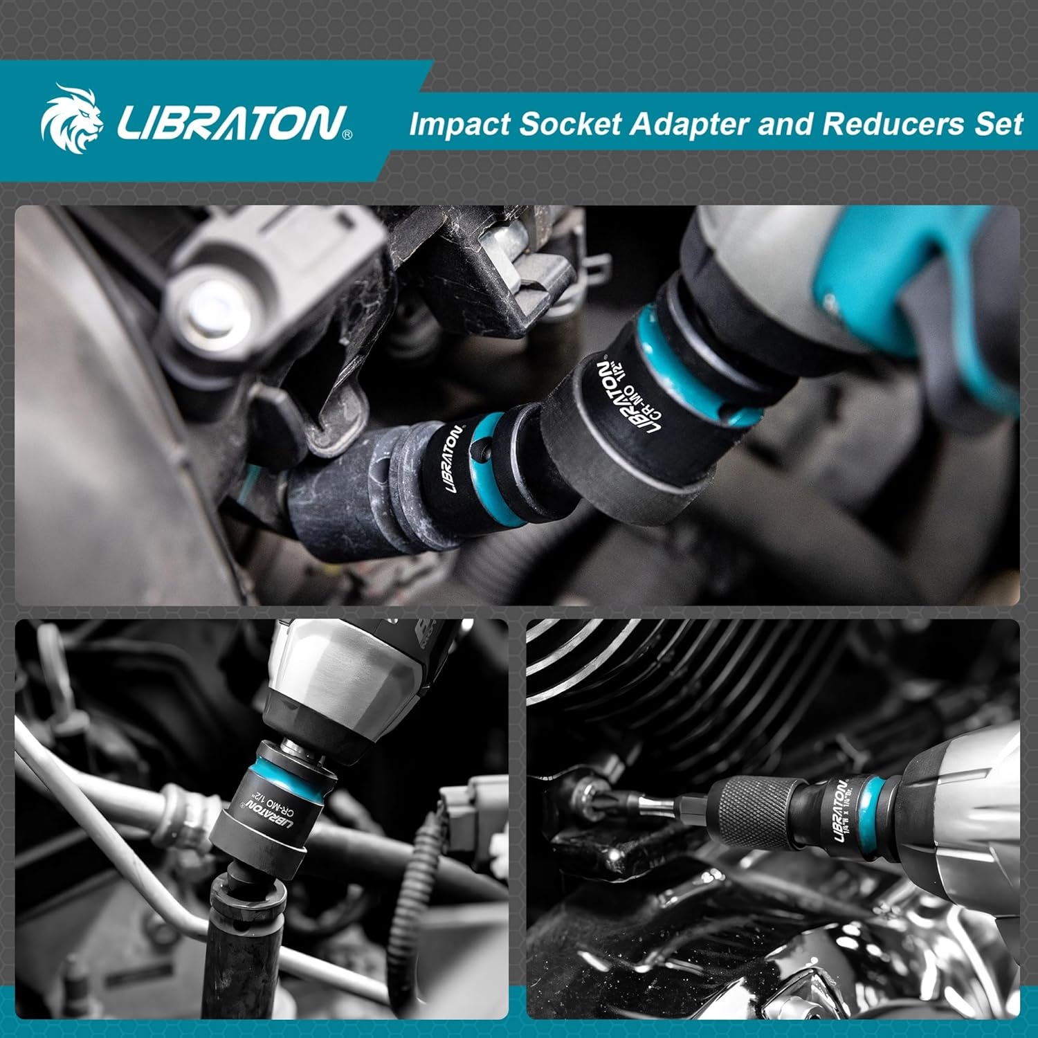 LIBRATON 11-delige Slagdoppen Adapter & Reducer Set - 30% Korting