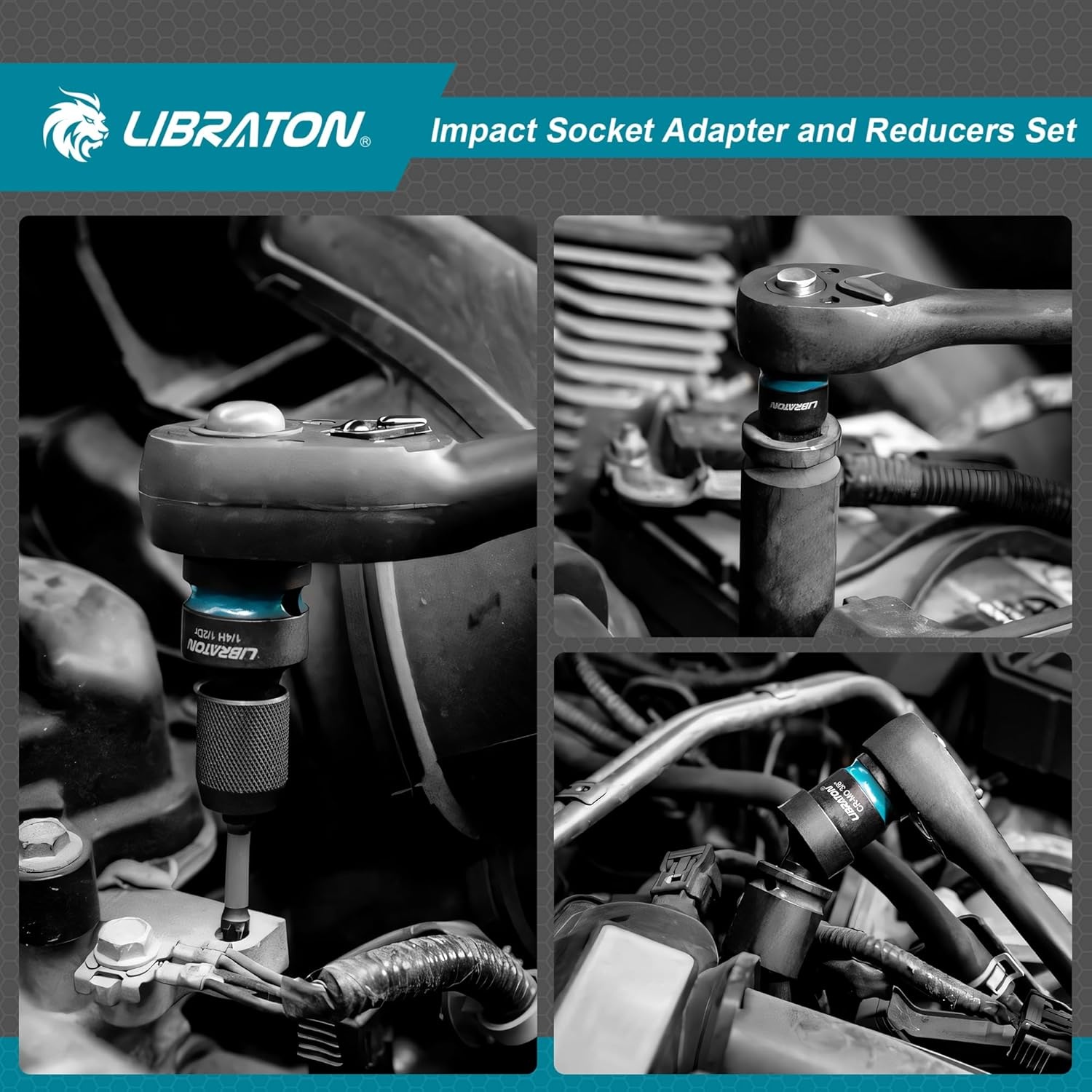 LIBRATON 11-delige Slagdoppen Adapter & Reducer Set - 30% Korting