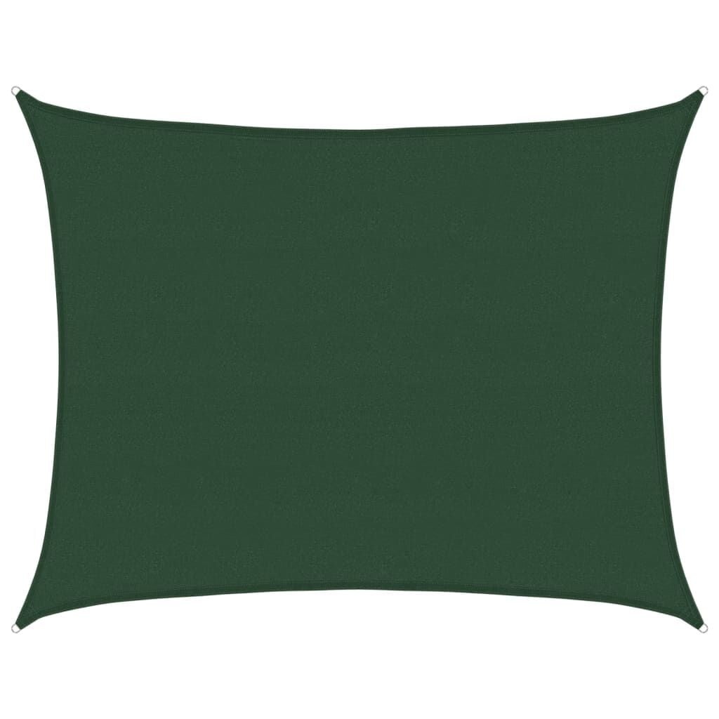 vidaXL Zonnezeil 6x7m HDPE - 64% Korting!