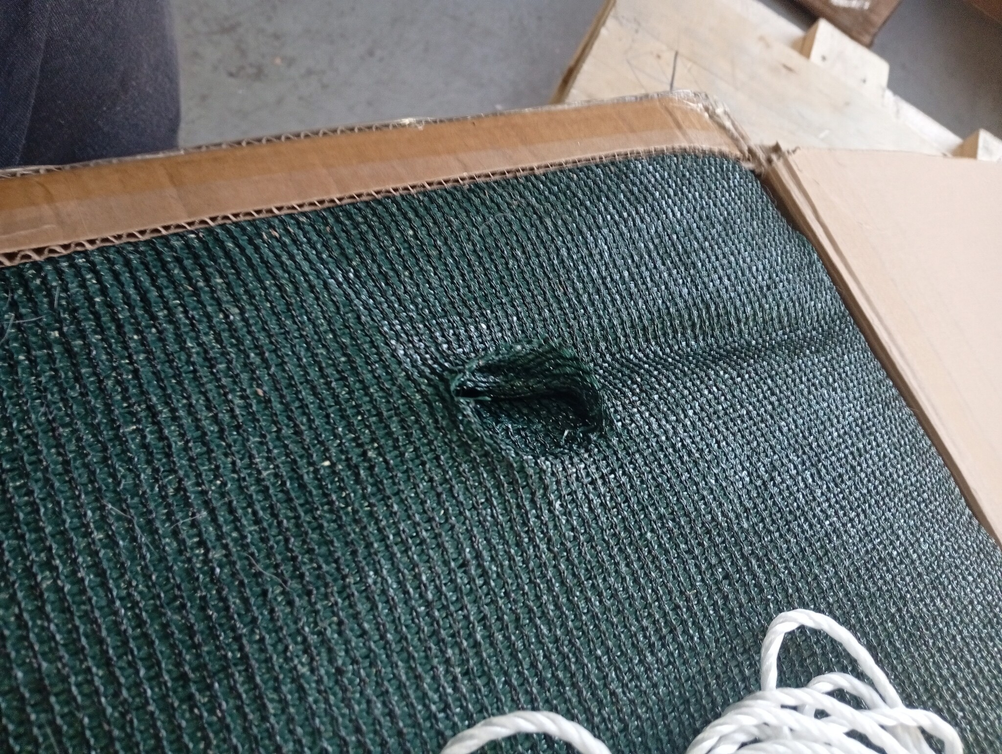 vidaXL Zonnezeil 6x7m HDPE - 64% Korting!