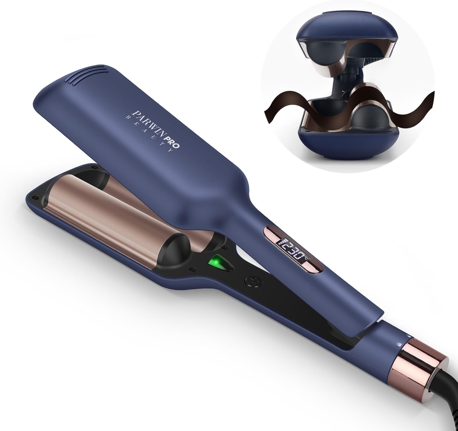 PARWIN PRO Zeemeermin Krultang - 32mm, 4 Temp, 30% Korting!