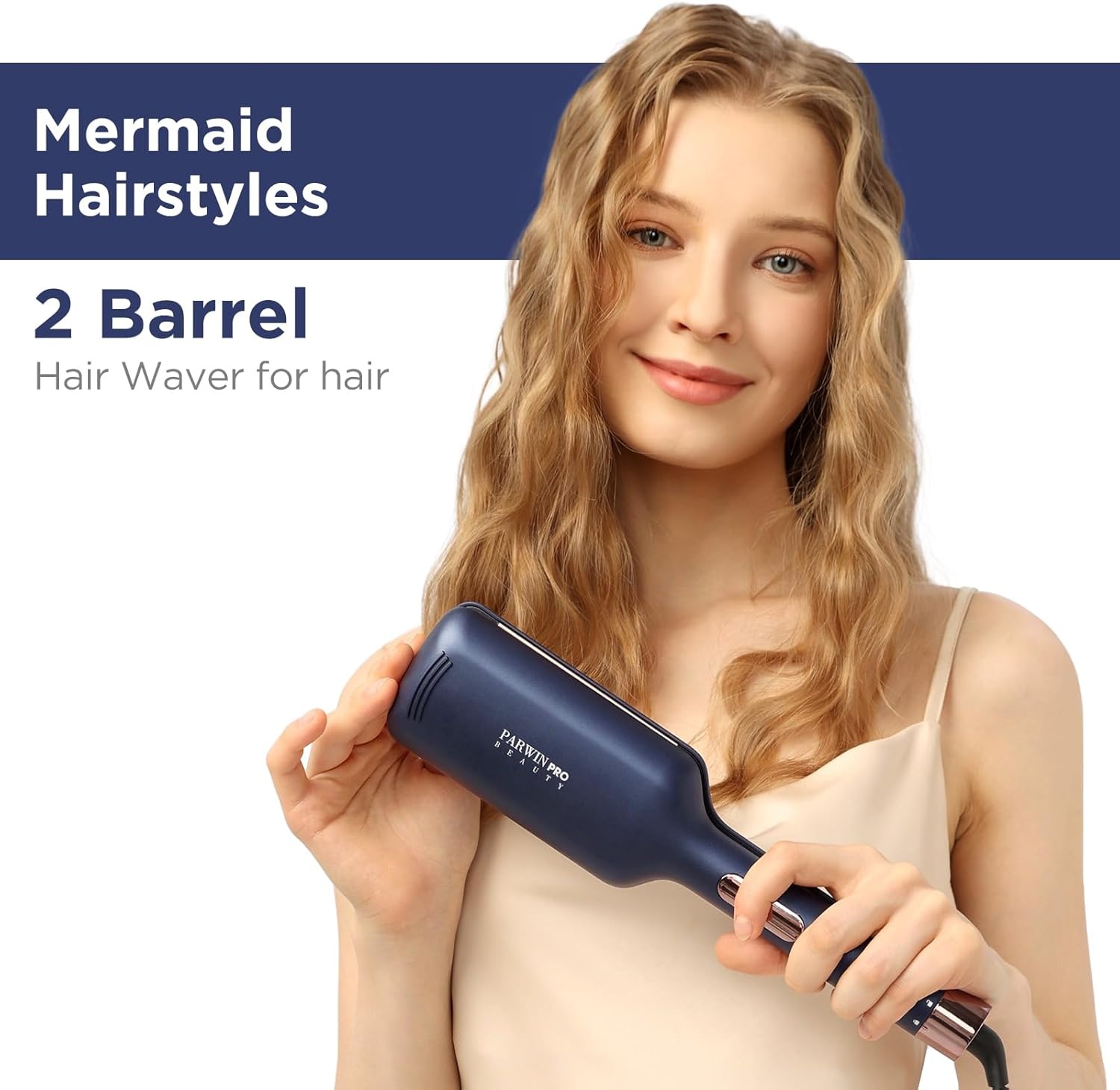 PARWIN PRO Zeemeermin Krultang - 32mm, 4 Temp, 30% Korting!