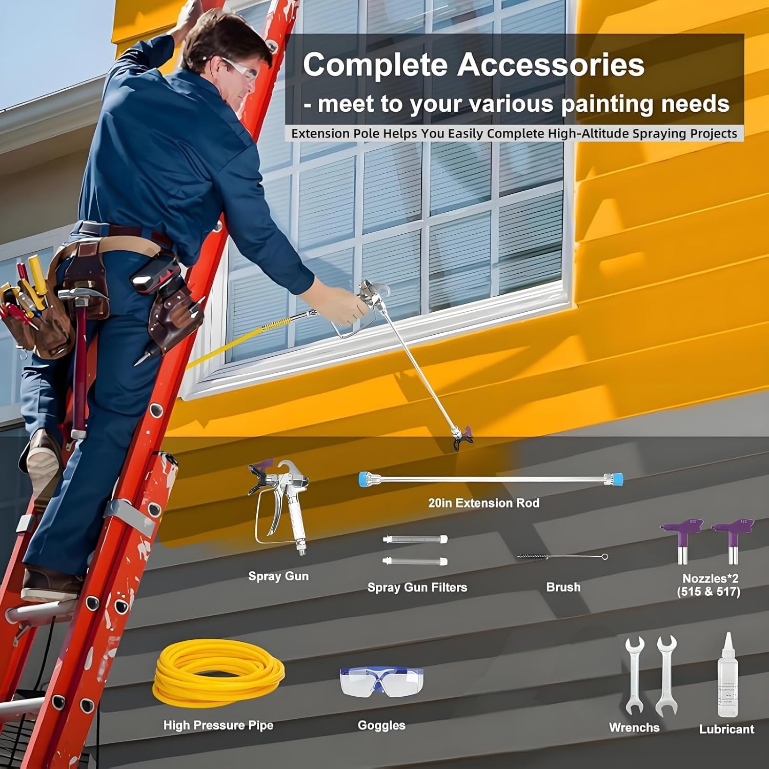 Airless Verfspuit Huis & Hek - 3300PSI - 35% Korting