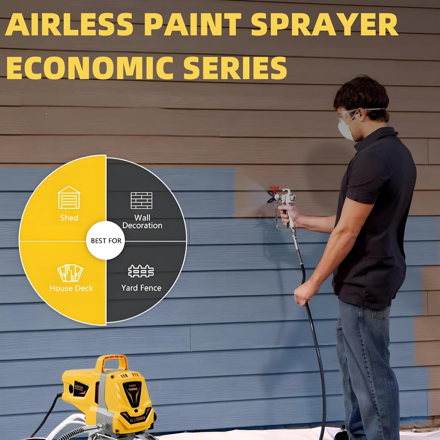 Airless Verfspuit Huis & Hek - 3300PSI - 35% Korting