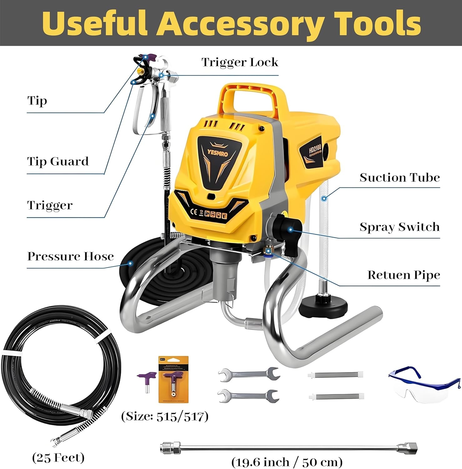 Airless Verfspuit Huis & Hek - 3300PSI - 35% Korting