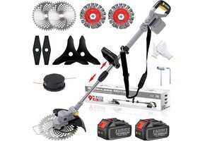 Accu Grastrimmer met 5 Messen: 30% Korting!