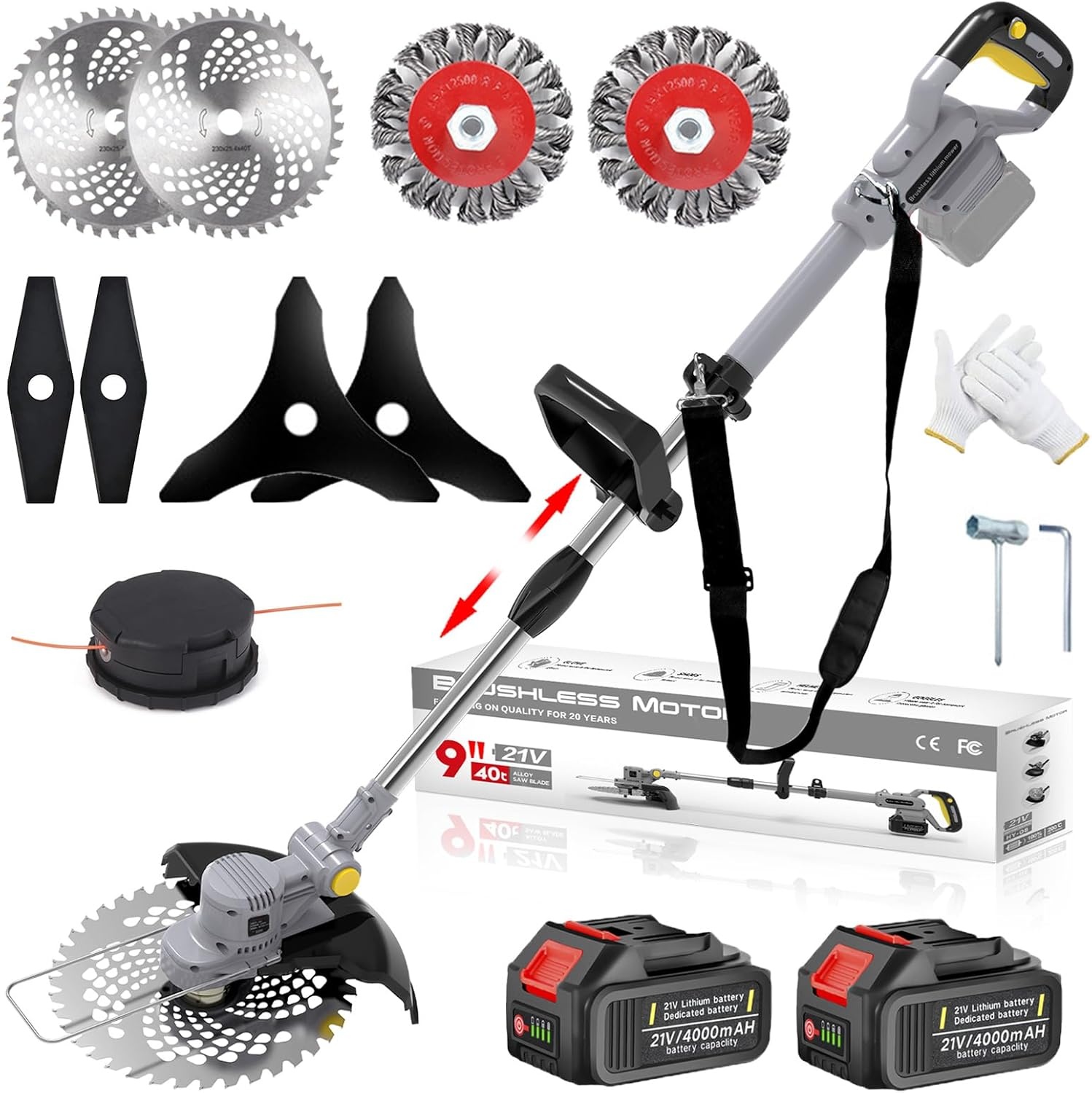 Accu Grastrimmer met 5 Messen: 30% Korting!