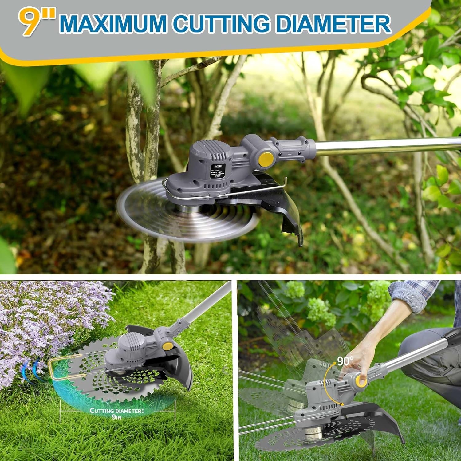 Accu Grastrimmer met 5 Messen: 30% Korting!