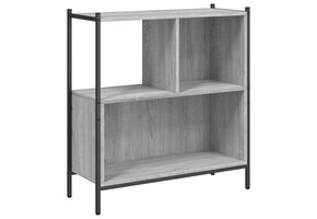 vidaXL Boekenkast Grijs Sonoma Eiken 72x28x77,5 cm - 55% Korting!