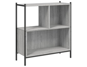 vidaXL Boekenkast Grijs Sonoma Eiken 72x28x77,5 cm - 55% Korting!