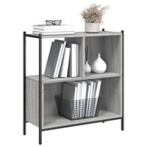 vidaXL Boekenkast Grijs Sonoma Eiken 72x28x77,5 cm - 55% Korting!