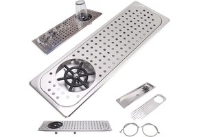 Bar Gootsteen met Rinser & Afvoer - Roestvrij Staal - 35% Korting