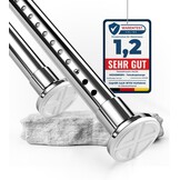 Deur/Douche Gordijnroede Wit 360-410 cm - 30% Korting!