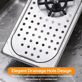 Bar Gootsteen met Rinser & Afvoer - Roestvrij Staal - 35% Korting