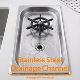 Bar Gootsteen met Rinser & Afvoer - Roestvrij Staal - 35% Korting