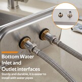 Bar Gootsteen met Rinser & Afvoer - Roestvrij Staal - 35% Korting