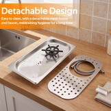 Bar Gootsteen met Rinser & Afvoer - Roestvrij Staal - 35% Korting