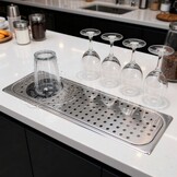 Bar Gootsteen met Rinser & Afvoer - Roestvrij Staal - 35% Korting