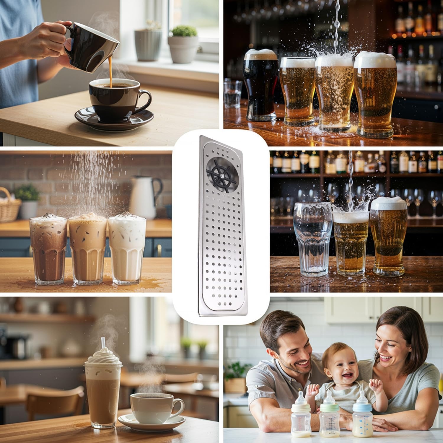 Bar Gootsteen met Rinser & Afvoer - Roestvrij Staal - 35% Korting