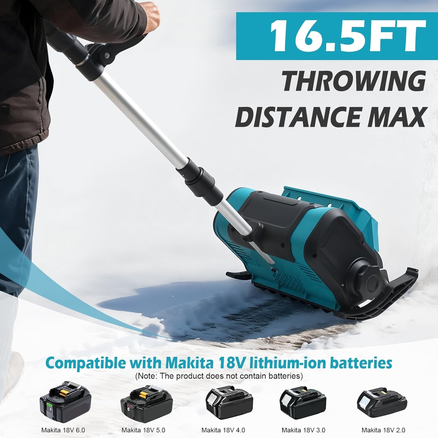 Elektrische Sneeuwblazer voor Makita 18V (30% korting)