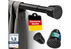 Gordijnroede Zwart 260-350cm - Boren Niet Nodig - 30% Korting!