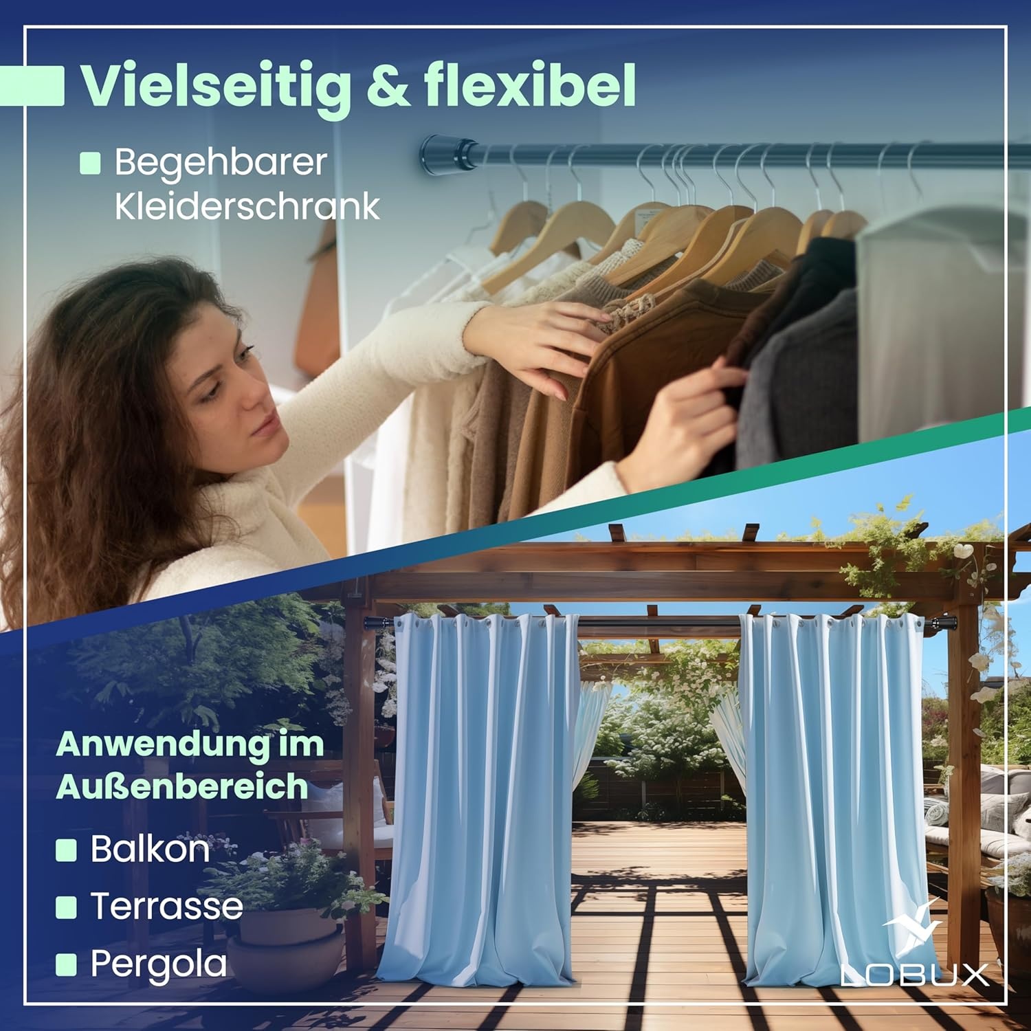 Gordijnroede Zwart 260-350cm - Boren Niet Nodig - 30% Korting!