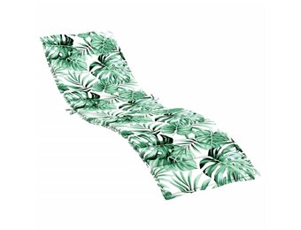 vidaXL Ligbedkussen Bladpatroon Oxford - 30% Korting!